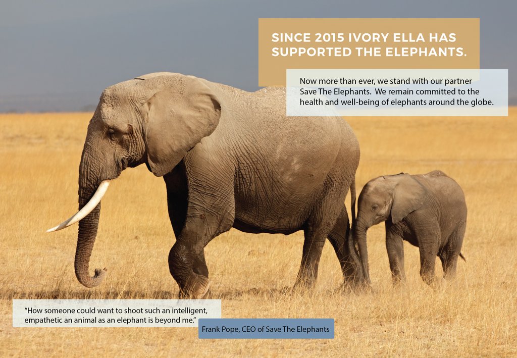 Since 2015, we have stood side by side with Save The elephants. We will continue to provide Good Clothes for a Good Cause. Thank you to our fans for their love and support. Our work is not done! #savetheelephants #BeKindtoElephants <a href="/TheEllenShow/">The Ellen Show</a>
