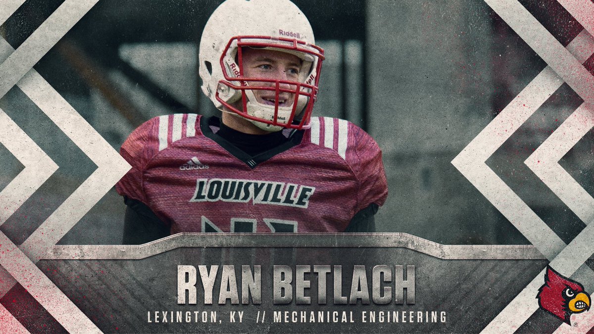 ULFBRecruiting's tweet image. Ryan the Cardinals say thank you for all the hard work on the field and in the classroom you have done. From Lexington to the Ville we are proud to see you leave here with a degree in mechanical engineering ! 🔴⚫️