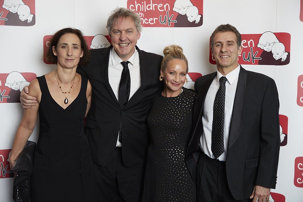 CwC_UK's tweet photo. (2/2) All smiles from acting stars Rebecca Charles, Bob Barrett @Wraggywraggster and presenter Jamie Darling who were also present at our #CWCBALL. Your support enables us to invest in high quality childhood cancer research. #CWCBALL. Pls RT. https://t.co/otErRfKBUA