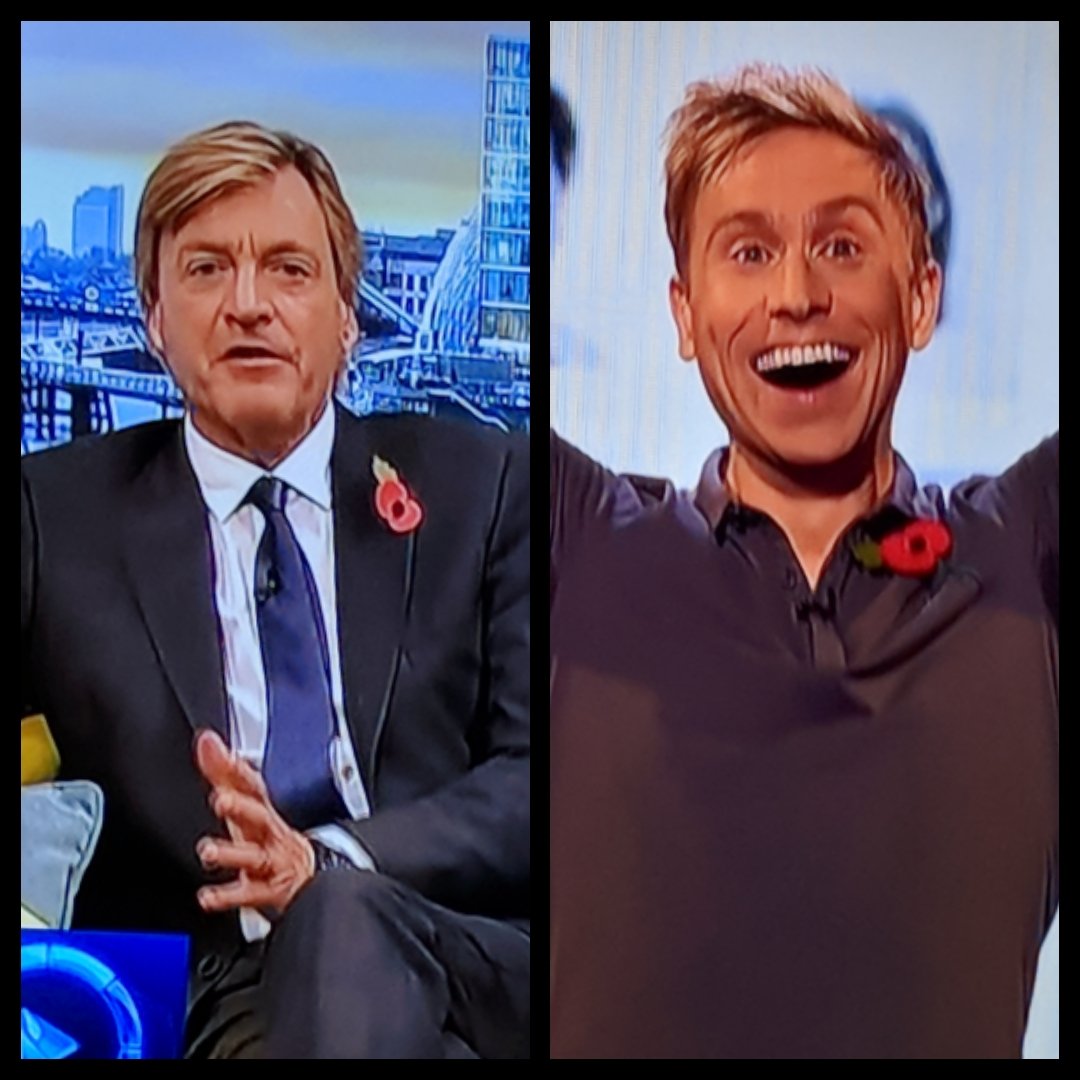 squarepants2001's tweet photo. If you ever wondered what your fringe down would look like @russellhoward well ask Richard! 😂 https://t.co/KVoSoSq1DG