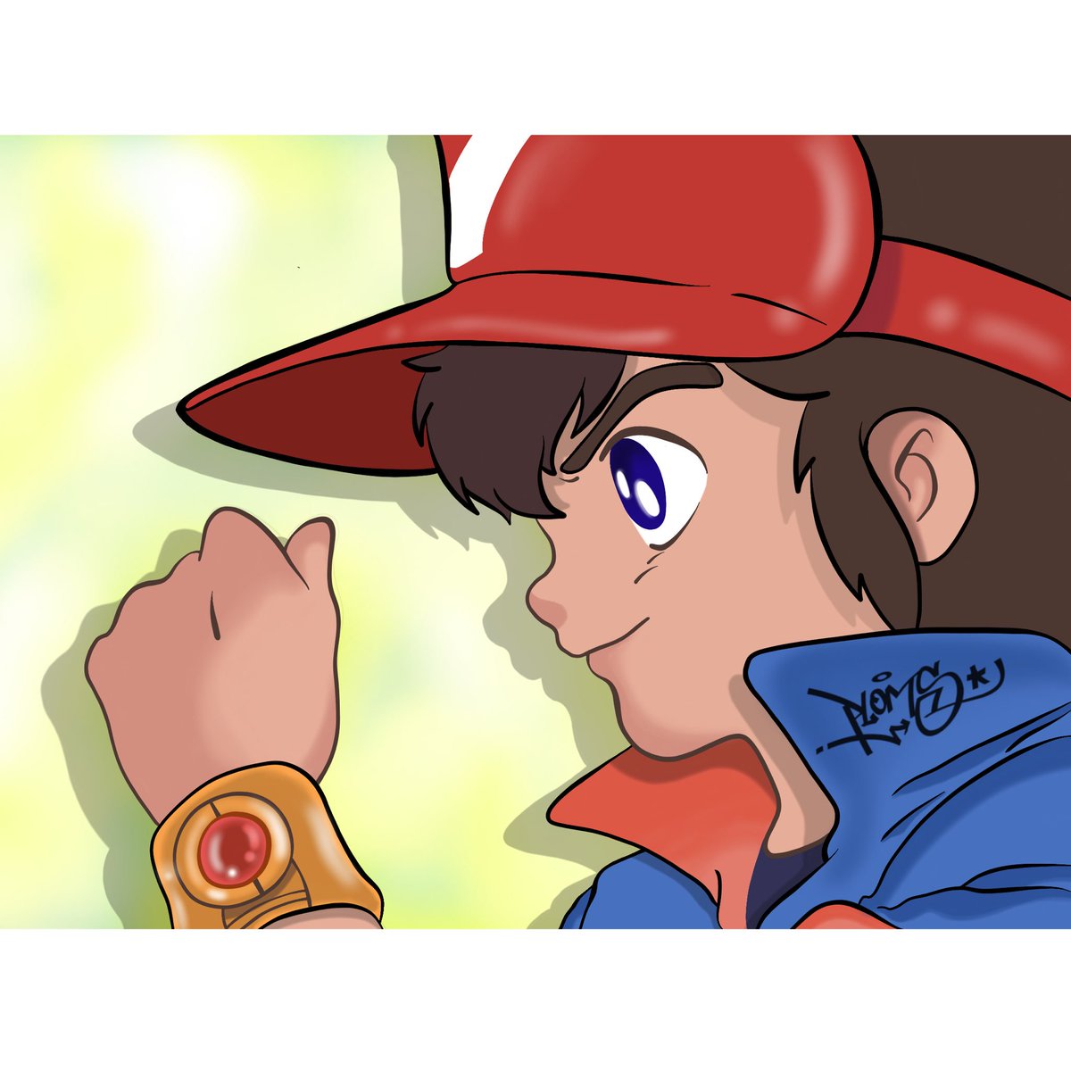Plomsone's tweet photo. Artwork done in #Procreate #plawressanshiro #plomsone https://t.co/Gp14FqDQ4z