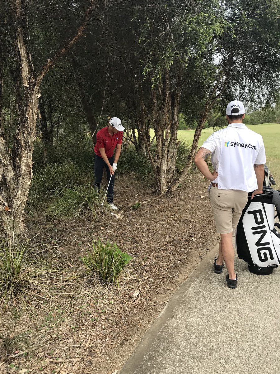 GolfAustMag's tweet photo. Great planning and execution from first week pro Travis Smyth after finding trouble at the 3rd hole. @NSWOpen https://t.co/GCvBeOo6Kf