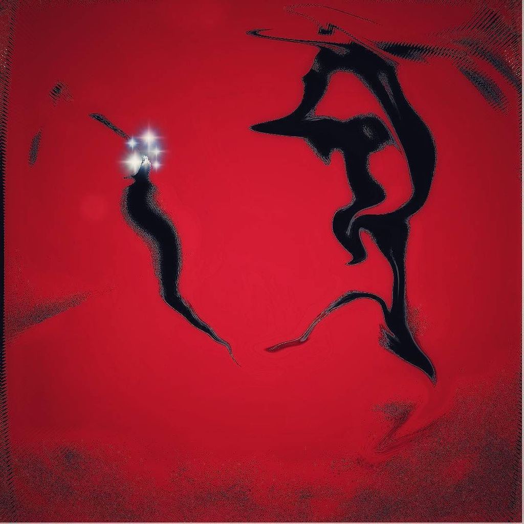 Misterabstract's tweet photo. "The difference between good &amp; evil" 
Part of my Lost Souls collection 👻👻 #lostsouls #ghostly #goodandevil #abstractart #affordableart #ubiqueartwork https://t.co/beih8mdApM https://t.co/EEiN72vVM5