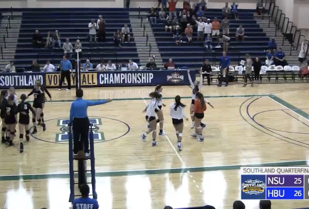 Followed the @HBU_Volleyball via phone...Congrats on a Great Team Win Ladies!!!  Keep Fight  for the Bling💍 Ladies, Coach P #Team4 #TeamGetRight