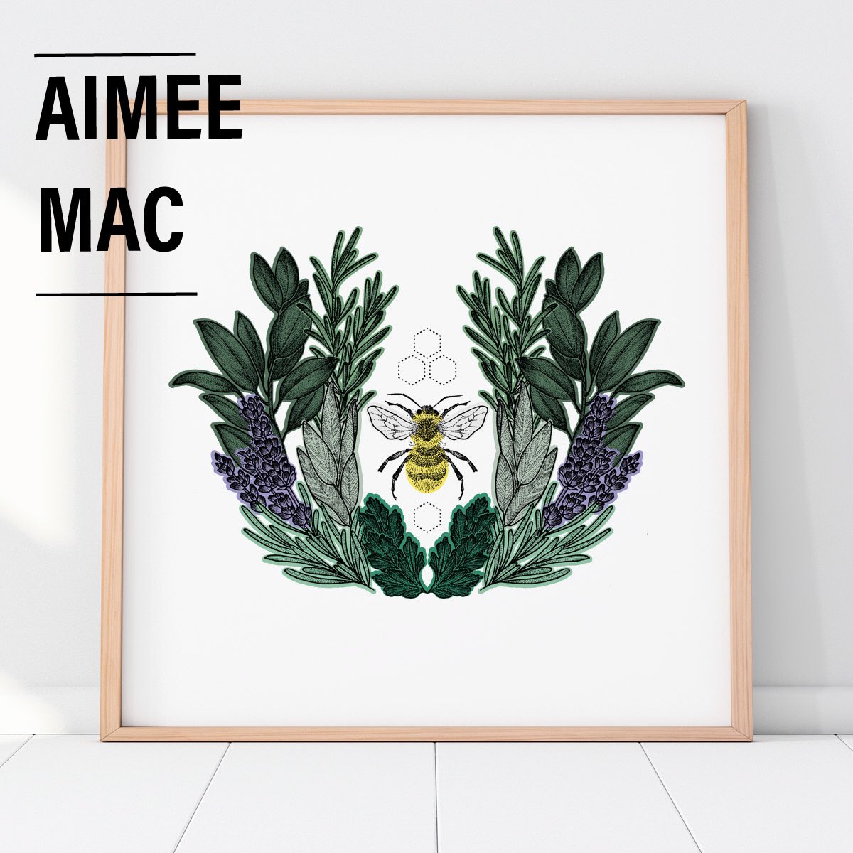 PopUpPrintShop's tweet image. Our 25th #winterpopupprintshop seller is the wonderful @heyaimeemac. Aimee’s elegant illustrations are all derived from her love of nature, and how we should treasure it. Pick up one of her prints, stickers, and textile work TOMORROW at @leafonportlandst