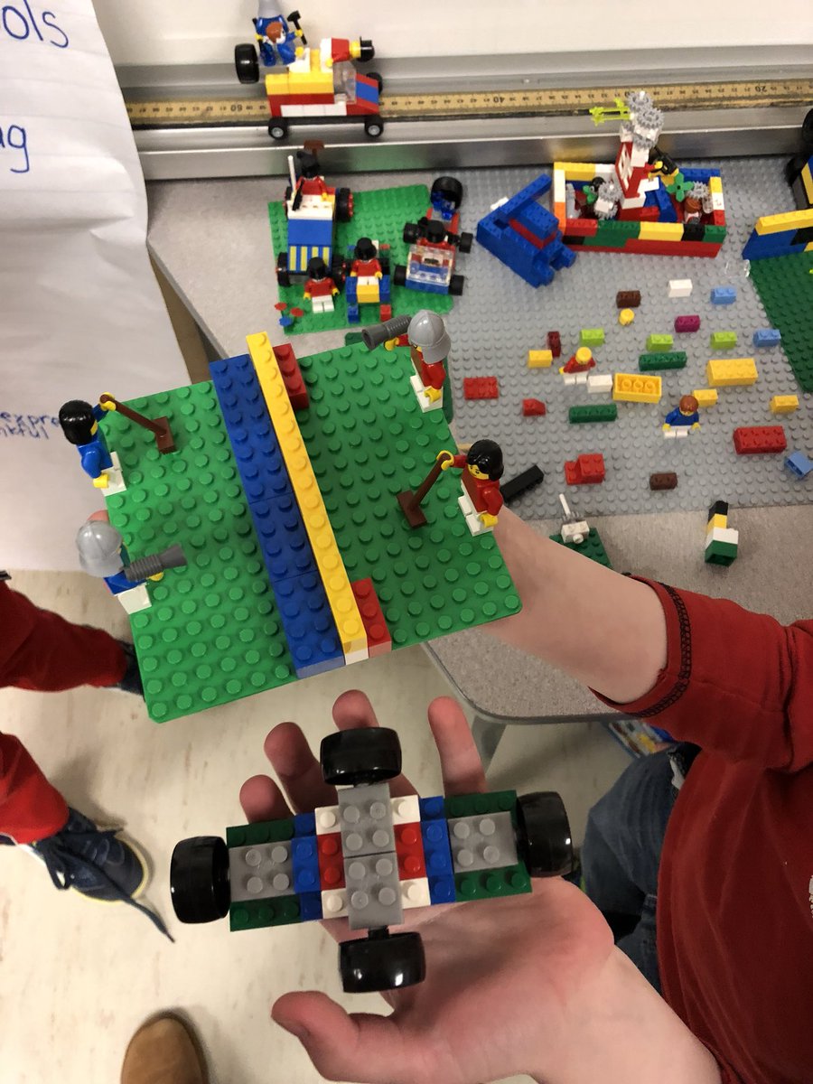 Miss_HAnderson's tweet photo. First week for our โMaker Spaceโ was a success! #creativeminds #minibuilders #legolovers @OLVMWolverines @Miss_Andrade_ https://t.co/fYauzCARX4