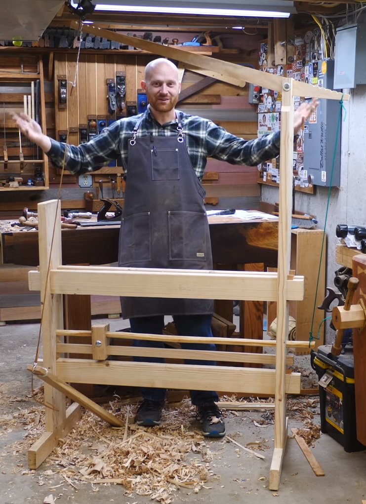 loftbrook's tweet photo. Check out @woodbywright's Spring Pole Lathe in part 4 of his video series, it is awesome! Protect your clothes and keep your tools handy with the @Loftbrook Apron!
https://t.co/WRLoZKLUGQ
#loftbrook #aprons
#DIY #woodworking #woodwork
#carpenters #carpentry https://t.co/976CH9z7H4