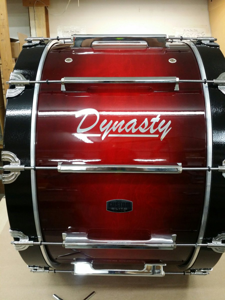 dynastyperc's tweet photo. Fridays at the Dynasty Drum Plant always bring something special! #DynastyDrums #CustomElite #RedGradient https://t.co/cisaJSdy0w