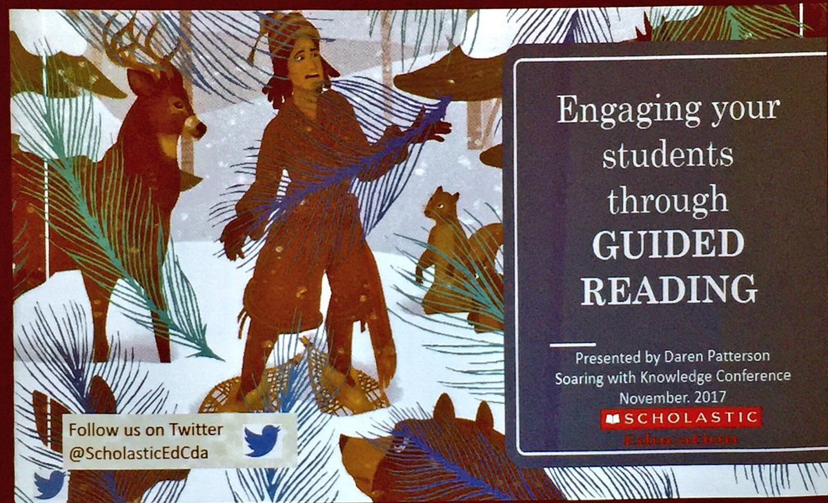 KimZandboer's tweet photo. Awesome Guided Reading with Indigenous stories session with @pattersondaren1 at #Soaringwithknowledge @ATA_FNMIEC #scholasticedpd https://t.co/cHWskNazI9