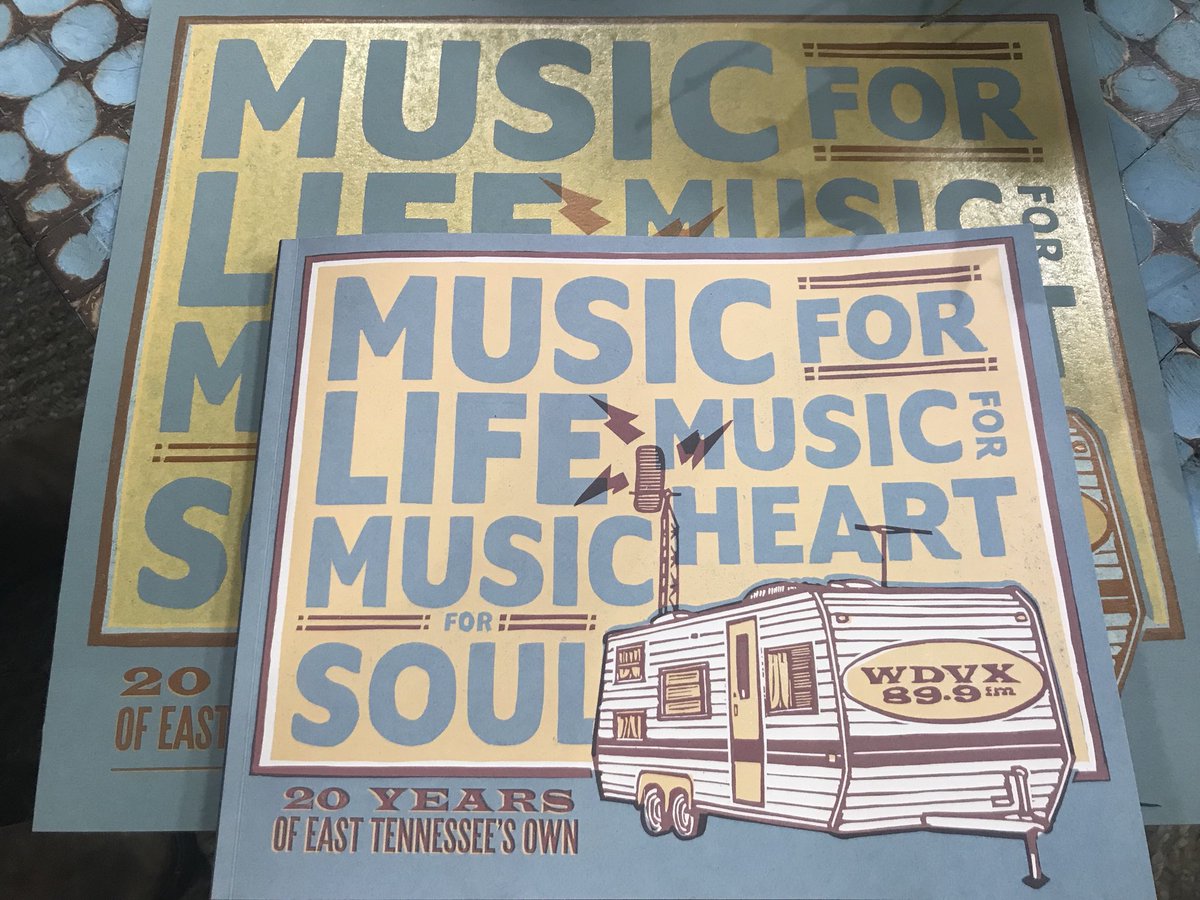 BethHaynesTV's tweet image. Happy 20th @wdvx!!  Love the commemorative book and poster. You can find both at @visitknoxville