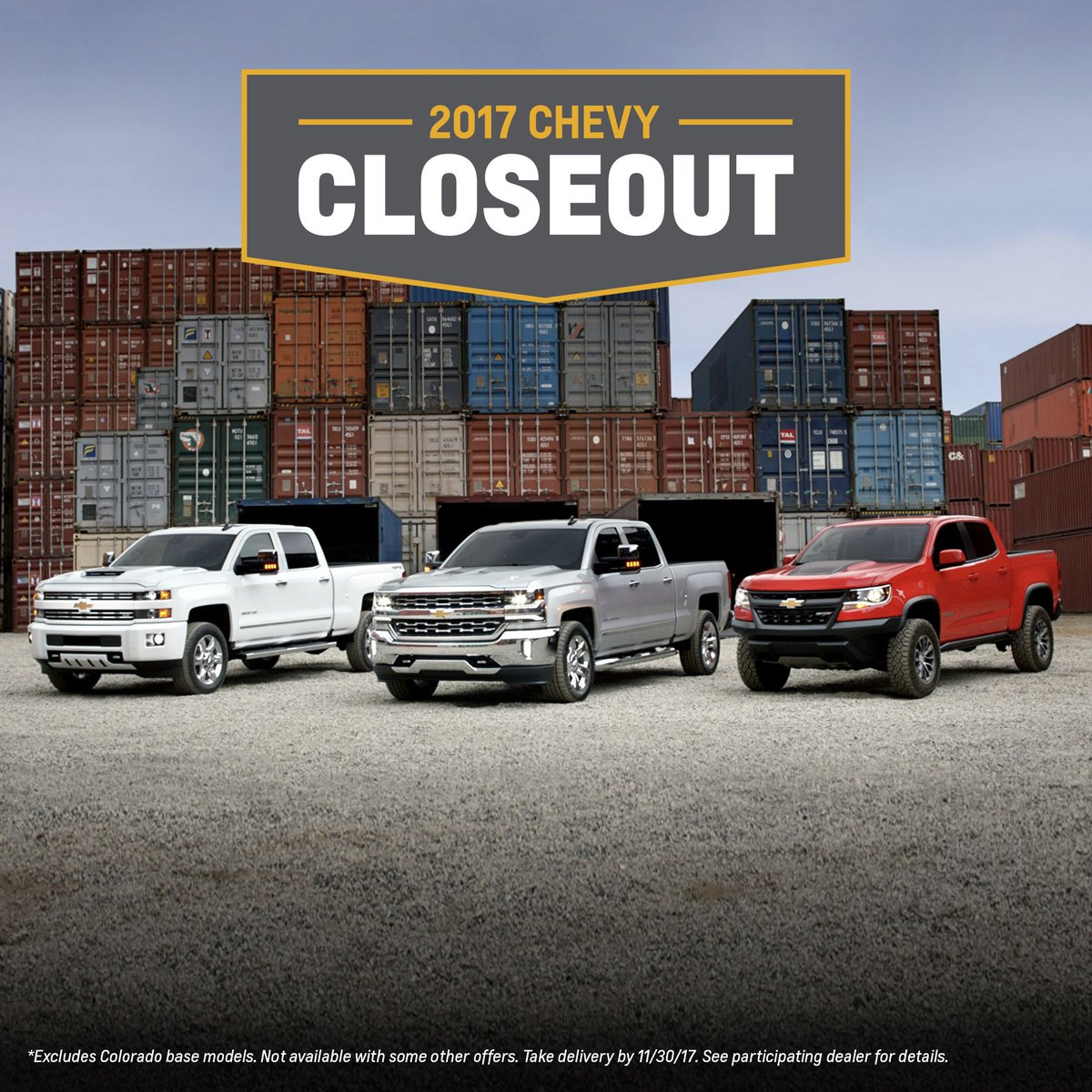wentworthchevy's tweet photo. The 2017s are going fast. Visit us today for special closeout pricing on our most popular 2017 #Chevy Trucks.* https://t.co/NlxrLPRVwT https://t.co/1jHWnGETpr
