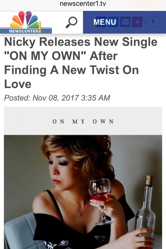 NothingbutyouN's tweet photo. Nicky Releases New Single 'ON MY OWN' After Finding A New Twist On Love ❤️ #NewMusic #NothingButYou #OnMyOwn #musicnews #PressRelease #musician https://t.co/Zr0kEzClST via @NewsCenter1 https://t.co/MMMkSj2DWb