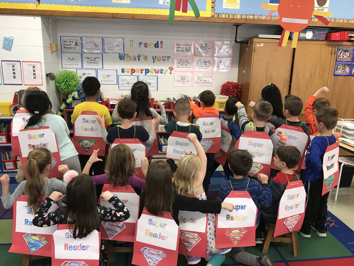 Ms_Aloia's tweet photo. Kindergarteners celebrated the end of our Super Powers Unit by making our own Super Reader capes!โก๏ธ๐ฅ๐ Activate! #pointerpower #rereadpower #picturepower #partnerpower #soundpower #snapwordpower #persistencepower #booktalkpower @WaldwickCres https://t.co/B7ADMhMVBV