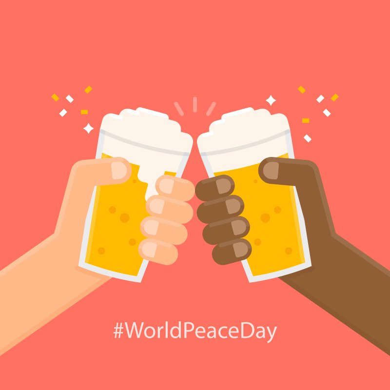 PlaymakersLNK's tweet photo. Happy #WorldPeaceDay! Toast to that! https://t.co/xmHmPcHN5Q
