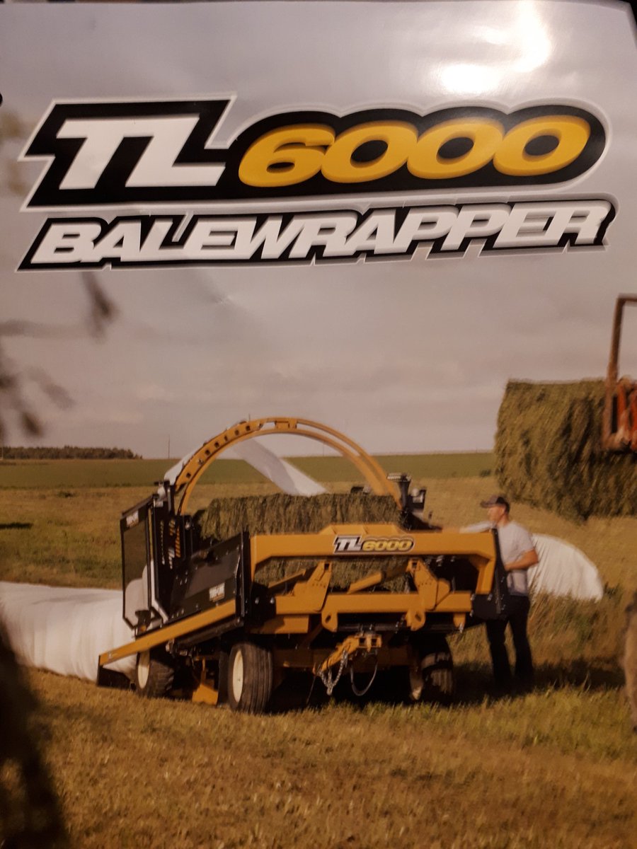b000ny's tweet photo. Saying goodbye to our bale wrapper, it's wrapped tens of thousands of bales for me and my customers. But a newer, bigger, faster tubeline is coming this spring to replace it. Hopefully this new machine will be as good as the last 2 #tubeline #wornout #baleage #customwrapping https://t.co/uFyjE4waGY