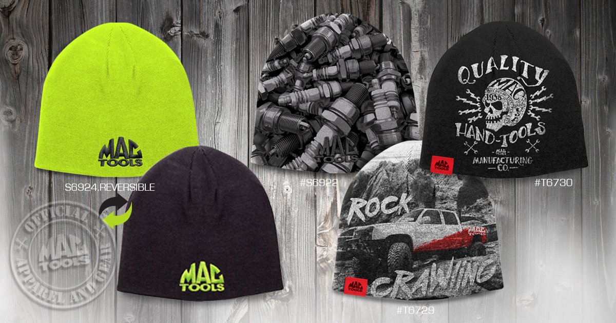 MacTools38's tweet image. #MacTools wants to make sure you are prepared this winter! Check out our #MacToolsGear beanie collection! Ask your Distributor or call 800.MACTOOLS
