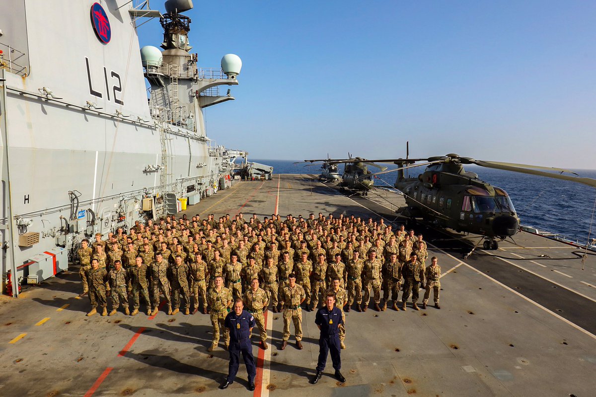 40 Commando Royal Marines (@40commando) on Twitter photo B Company Group with attached <a href="/USMC/">U.S. Marines</a> forces and supported by <a href="/co_chf/">Colonel Mark Johnson</a> remain onboard <a href="/hms_ocean/">HMS Ocean</a> as part of @SNMG_2. B Company Group with attached <a href="/USMC/">U.S. Marines</a> forces and supported by <a href="/co_chf/">Colonel Mark Johnson</a> remain onboard <a href="/hms_ocean/">HMS Ocean</a> as part of @SNMG_2.