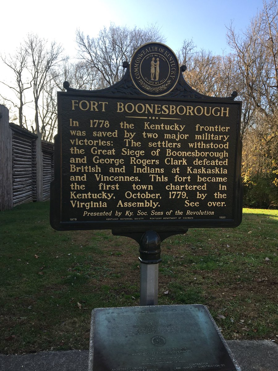 travismmarcum's tweet photo. Great day exploring local history at Fort Boonesborough with my @EKUModel 8th graders. #history #SupportStateParks #Kentucky #EKU #ModelLab https://t.co/FjT0mSO9Pf