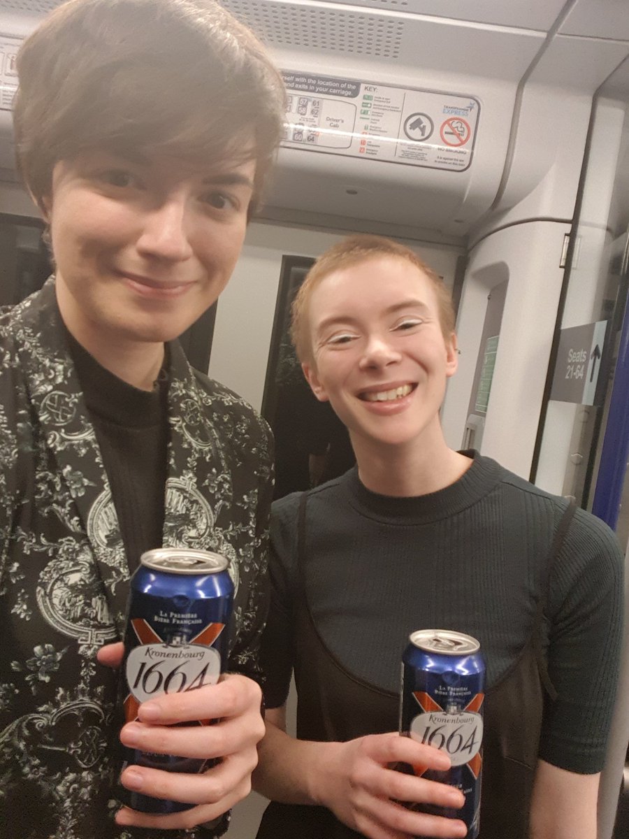 DeadLads's tweet image. WE DID IT and now we are headed back to mcr to boogie into the night with some train tinnies