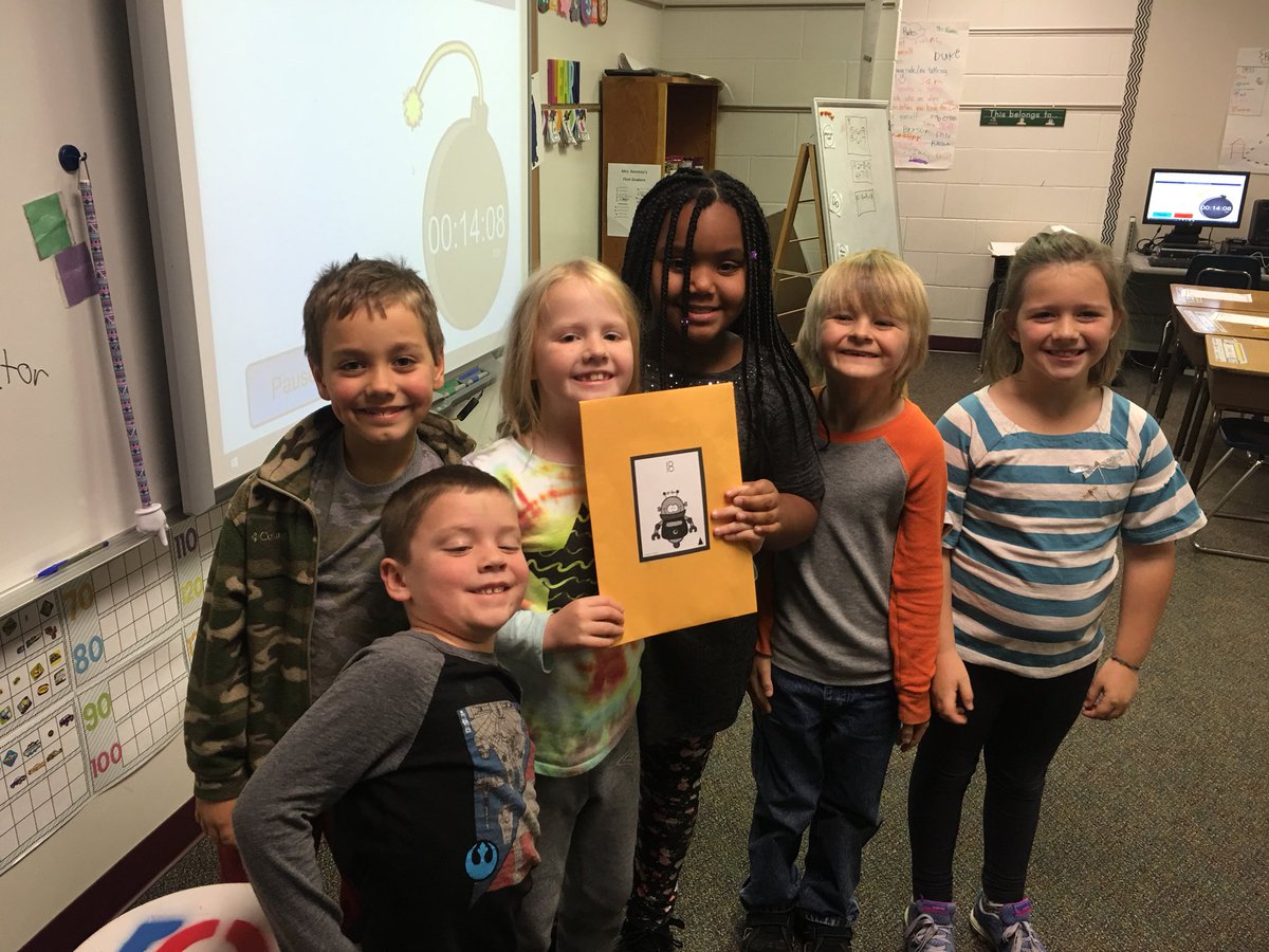 MrsRamirez3's tweet photo. Our first #escapechallenge was a success! Went only 8 min past our 1 hr goal and only needed a couple hints 😉 #teamwork #learningisfun #math #readyforthenextone https://t.co/UxgeCyskMC