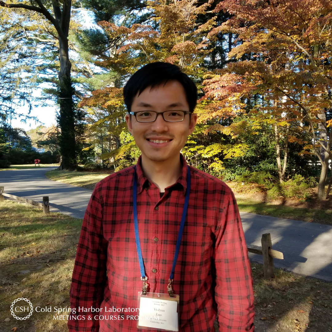 cshlmeetings's tweet image. Meet @YJ_Luo of @HarvardOEB! Yi-Jyun recently joined @acoel_hofstenia's lab as a postdoc and is a returning #cshlalumni. He's back to attend the 2017 #ScientificWriting Retreat. Read our Q&amp;amp;A here: bit.ly/2hB7RTY #cshlvisitor #cshlcourselife #scicomm