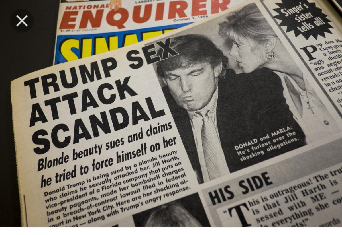 The allegations against Trump, a known sexual predator, are not new. Look at this headline from his own buddies at the National Enquirer. Even friends couldn't keep this story from October of 1996 under wraps for Trump: TRUMP SEX ATTACK SCANDAL.