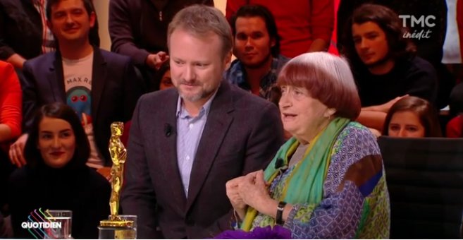 TheMaxRebotweet's tweet photo. Superbe moment à Quotidien. Le destin m'a idéalement placé. #Quotidien #StarWarsTheLastJedi #RianJohnson https://t.co/Yn8uyrEV2q