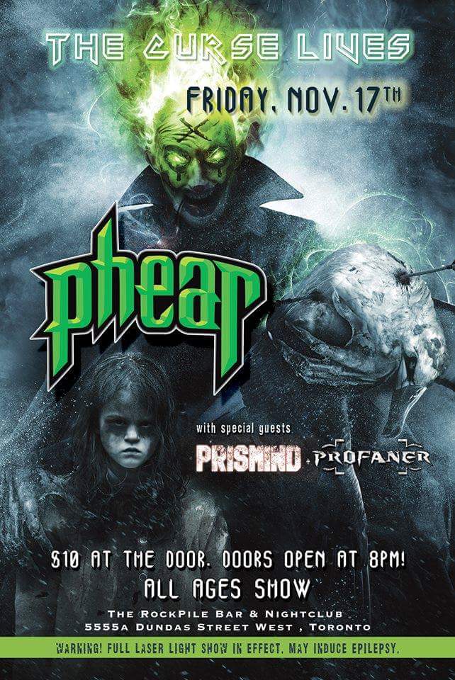 Profaner9's tweet photo. Showtime! Doors at 8, were on at 9. Come down!
#metal #concert #canadian #profaner #phear #prismind https://t.co/w4WbYMkaii