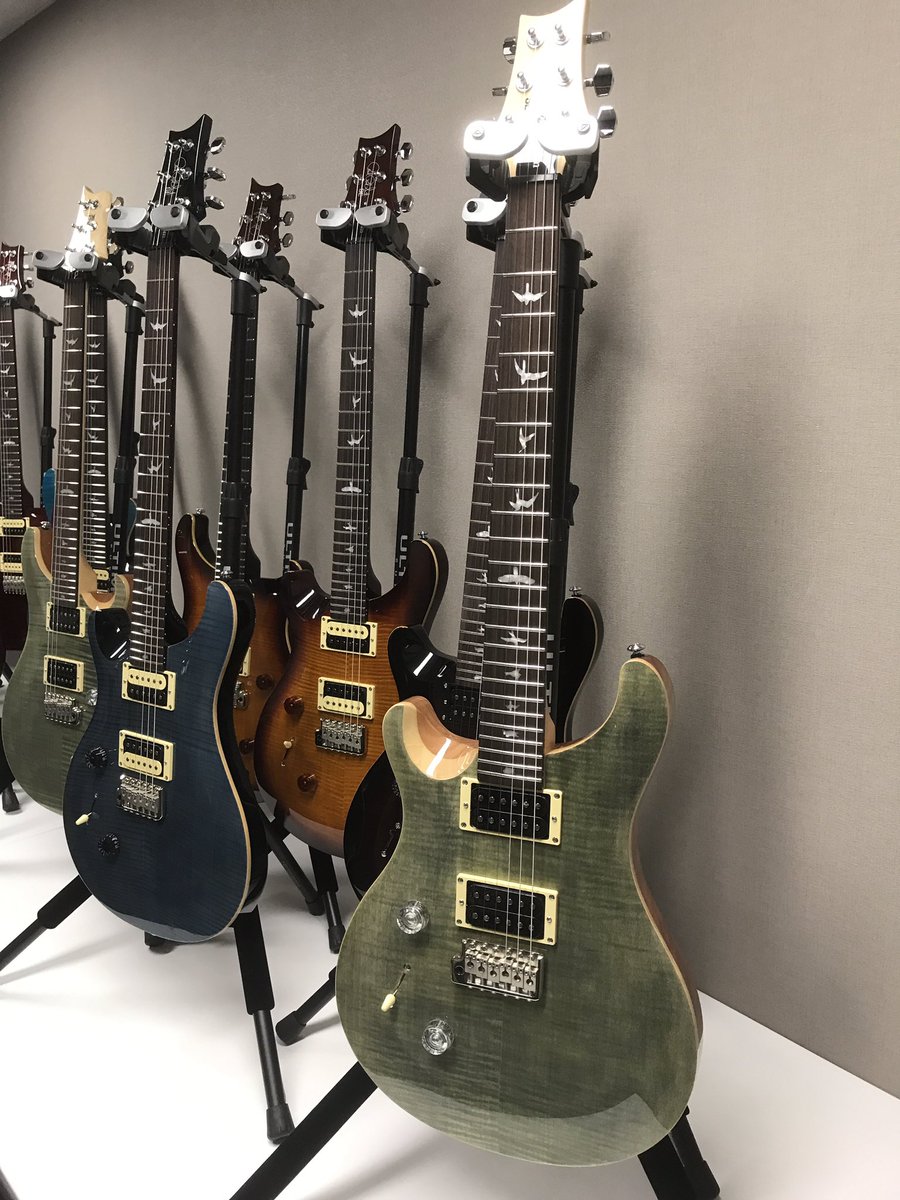ishibashimusic's tweet photo. PRS EXPERIENCE 新発売になるPRS SEシリーズも展示! 7弦モデルやトレモロ付きのホローボディ、新色など盛り沢山のラインナップです! もちろんイシバシ楽器にも入荷します! #prsexperience https://t.co/5KXr4mq4Km