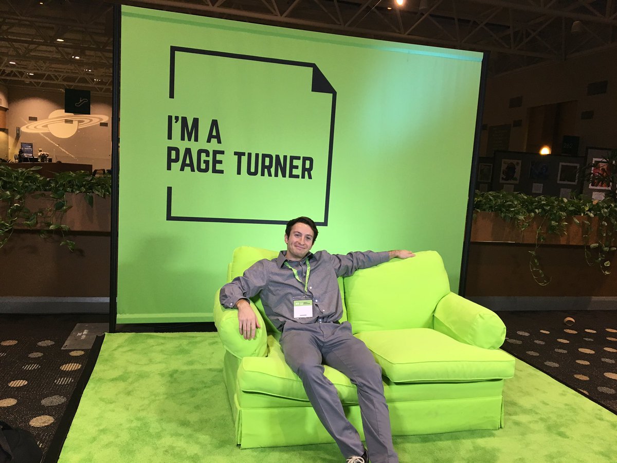 Teach4JusticeNS's tweet image. @SUNYOldWestbury SOE English Education graduate student @ElgortTom is a first time attendee and presenter at #NCTE17 Turning Pages Proudly #OWPride