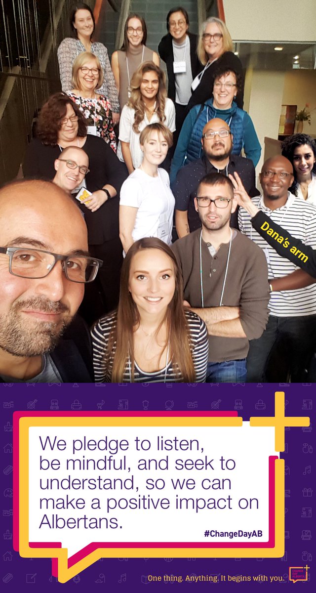 ammneh's tweet photo. Our team's pledge for #ChangeDayAB https://t.co/glkEn3mict