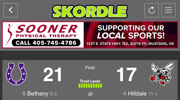 BHS Scores tweet media