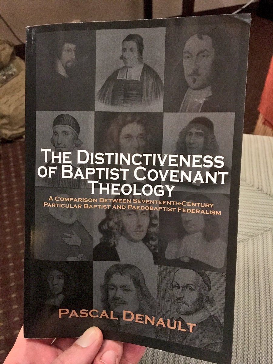 1689Jeff's tweet photo. Think the main diff between reformed baptists (not calvinist dispy baptists) and presbyterians is baptism and ecclesiology? Nope. Those are manifestations of the diff in our covenant theologies; answering the question: Who are the people of God?? 
#2LCF #ReformedBaptist #GoodBook https://t.co/5sjS0Nq4yt