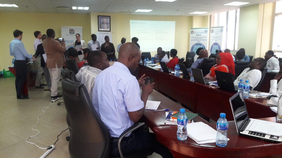 FUFUJID's tweet image. Dr. Eric Mwaikambo, Principal Land Surveyor/NSDI lead handling certificates to the gov&apos;t technical officials yesterday in Dar es Salaam #OneWeekDataWranglingWorkshop in #Dar #PORALG #PMODMD #MLHHHSD #MHCDEC #DarMCs #DCC #MOWI #MWTC #NBS #TCRA @OrdnanceSurvey @WBG_ICT