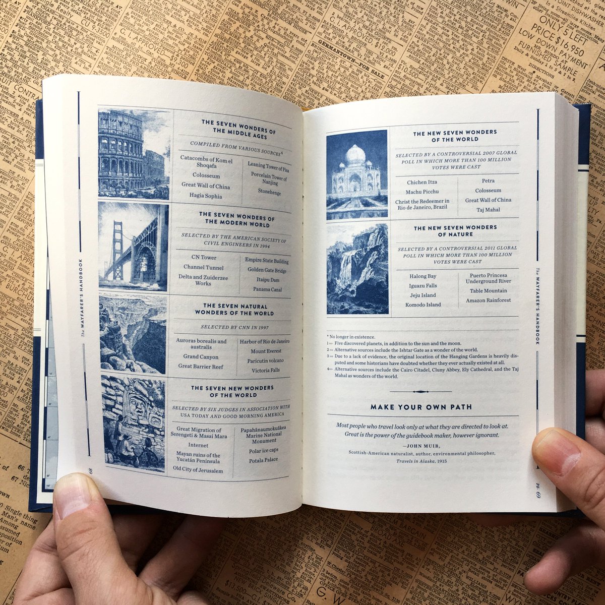 Headcase_Design's tweet image. The Wayfarer's Handbook we designed for @BDLpub is an innovative guide to the art of travel for the modern, independent adventurer.