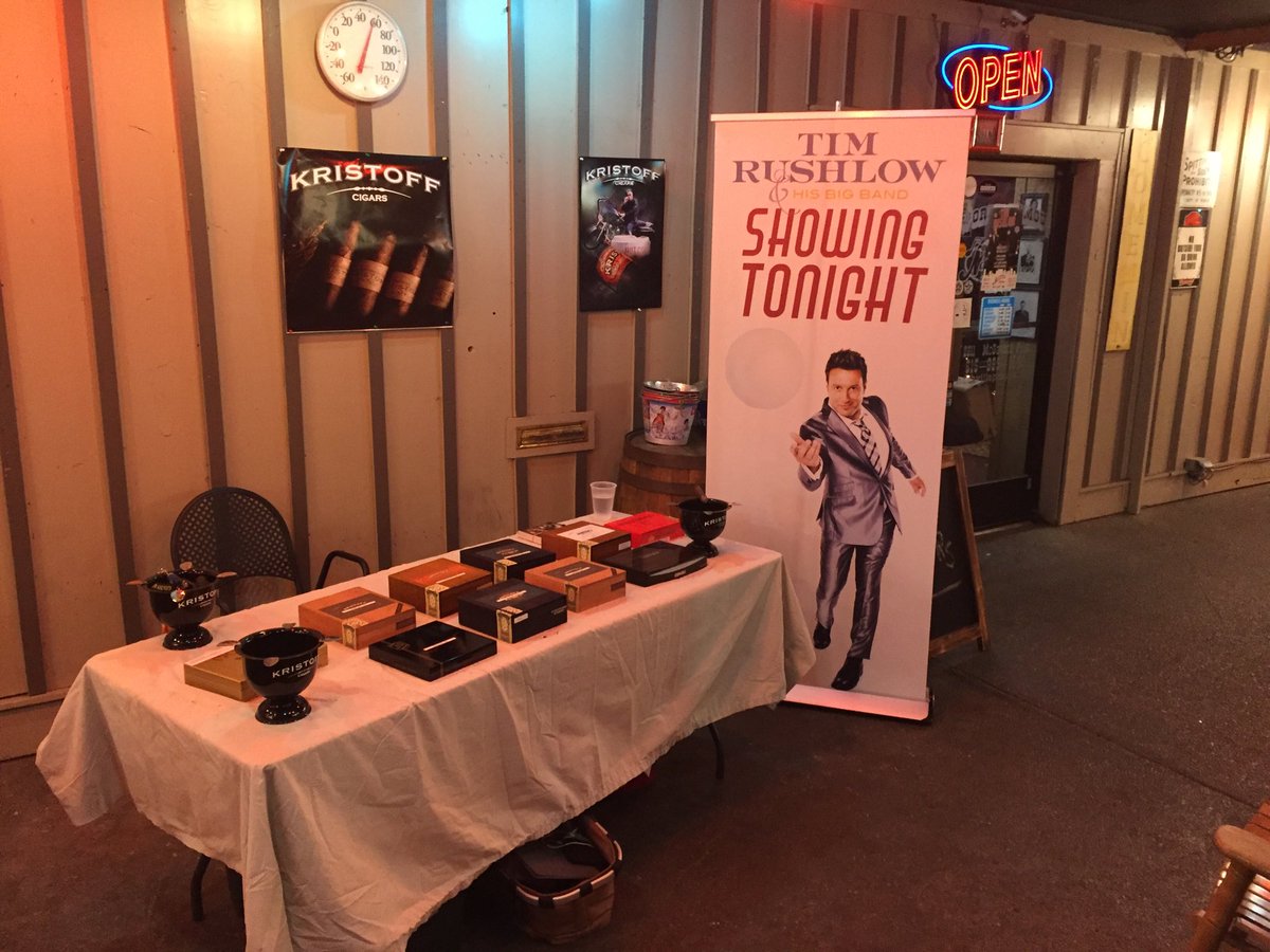 mobilecigarstn's tweet photo. Setting up for another night of Big Band Music and Kristoff Cigars. Nashville Palace is the location. Big nights with Big Fun!! https://t.co/IT3FKmXubb