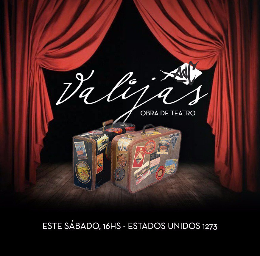 Mañana tenemos... Obra de TEATRO!!!🎭 Nos vemos a las 16 hs, como siempre 😉