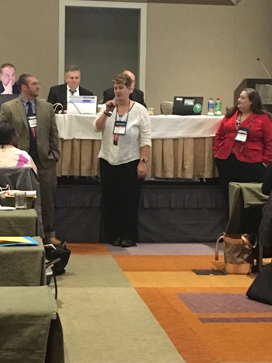 caranowou's tweet photo. #cufa17 HOD team representing. @DrTschida running for resolutions committee! #ncss17 https://t.co/4Vvdh6Nb9X