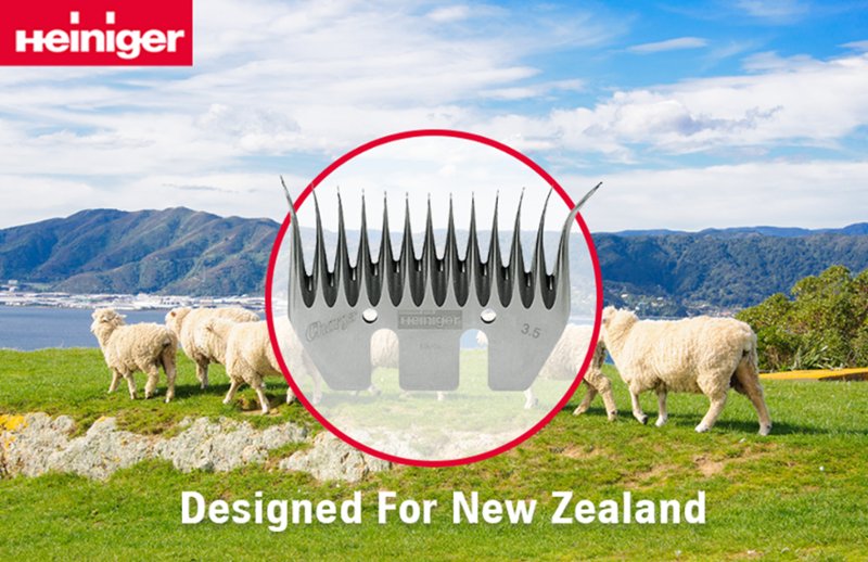 We want to ensure that no matter where you are, you always get the best shear. That's why we have created the Charger comb. Designed specifically for New Zealand and UK conditions, it is the ideal comb for sheep with broad wool. Follow the link to find out heiniger.com/en/home-austra…