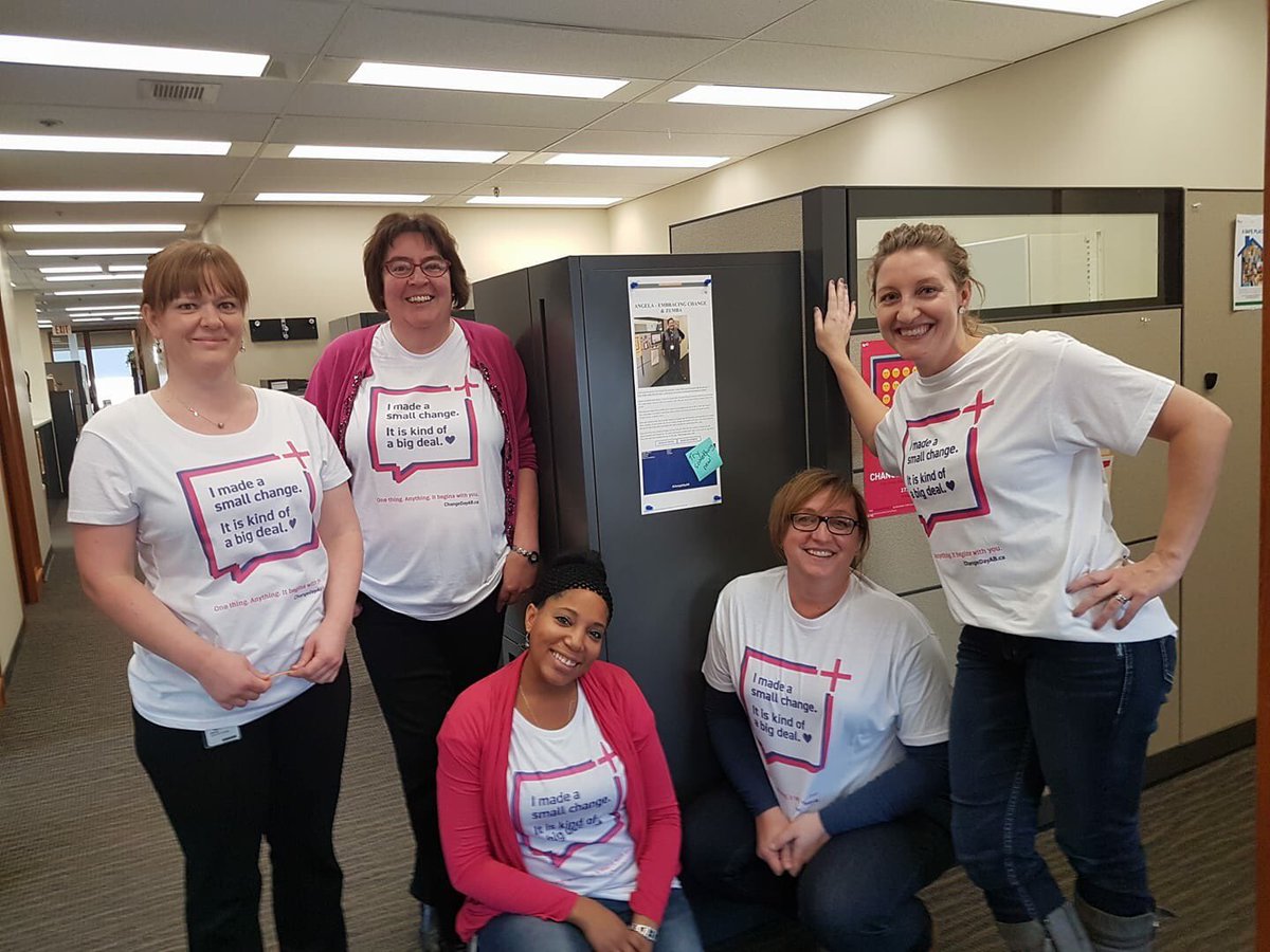 angelamonkey's tweet photo. CancerControl Alberta in #yeg celebrating! All of these people made pledges! @ChangeDayAB #ChangeDayAB @PaulaJRobson https://t.co/pNkWtsnRcD