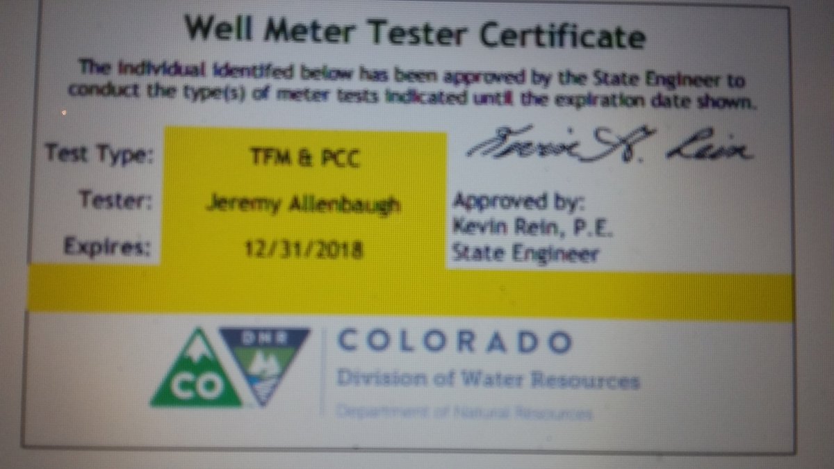 StudioAtgmail's tweet image. Colorado Certified Well Meter Testing! 303-588-1732