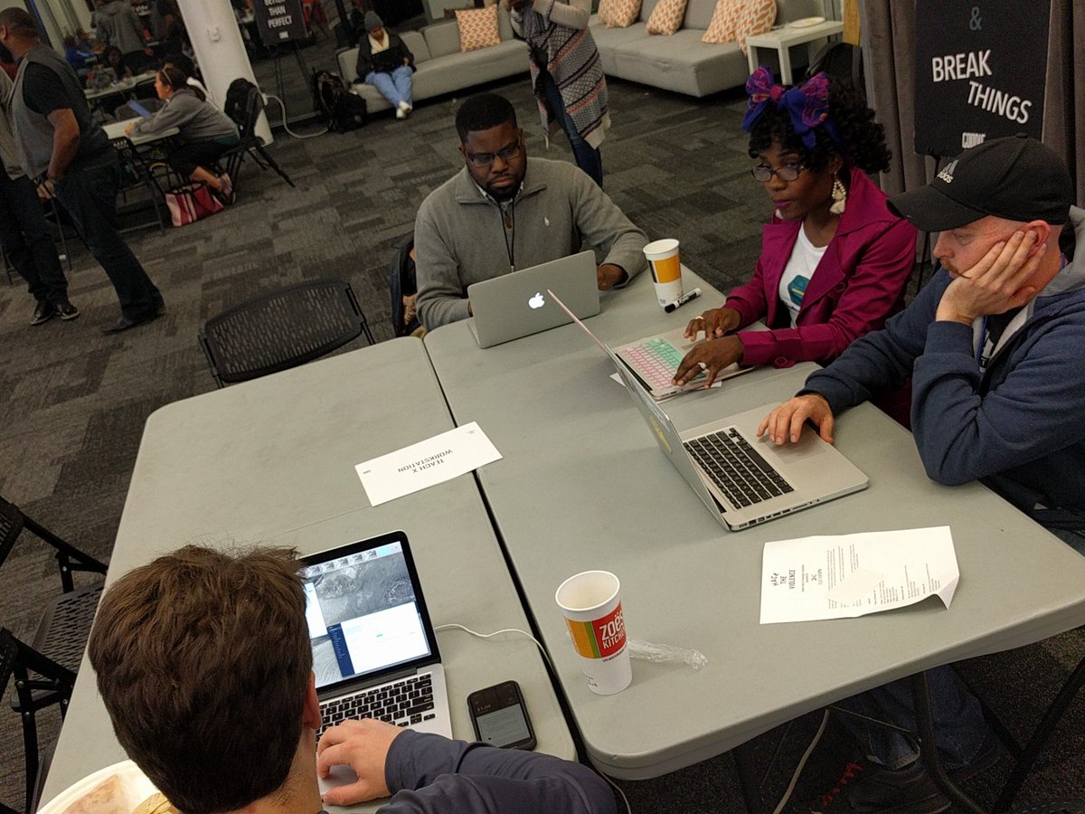 goodienation's tweet photo. Teams have formed and are getting settled in! #GoodieHack #HacktheViolence https://t.co/XLUWBtim60
