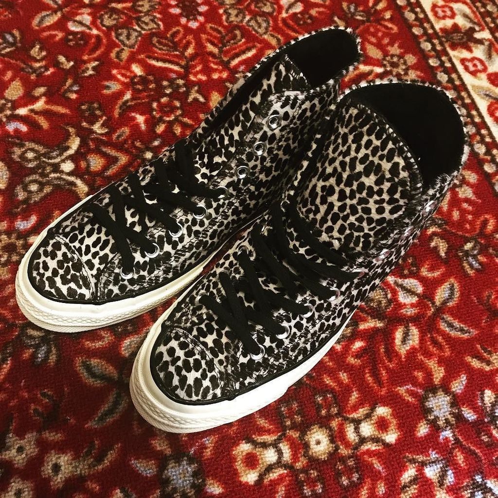 cheetah pony hair converse