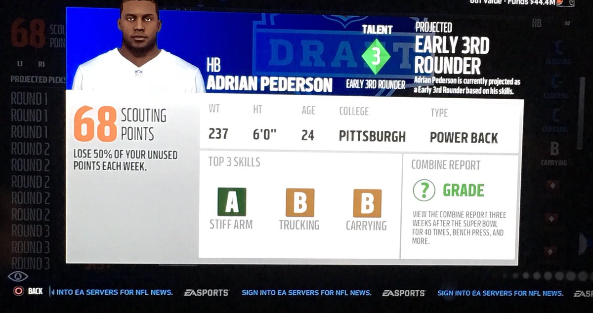 Winddagger2's tweet photo. @mrhurriicane found him in my browns franchise. Sound familiar to you or is it just me? https://t.co/X2hYtksSM3