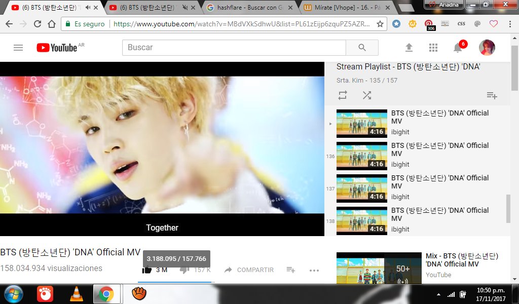 lizschipull's tweet photo. 158M 158.034.934 visualizaciones #dna150m #DNA160M #dna200m #LoveBTS10M #LoveMyself #LoveYourself #BTS @BTS_twt https://t.co/KzWm3mNriv