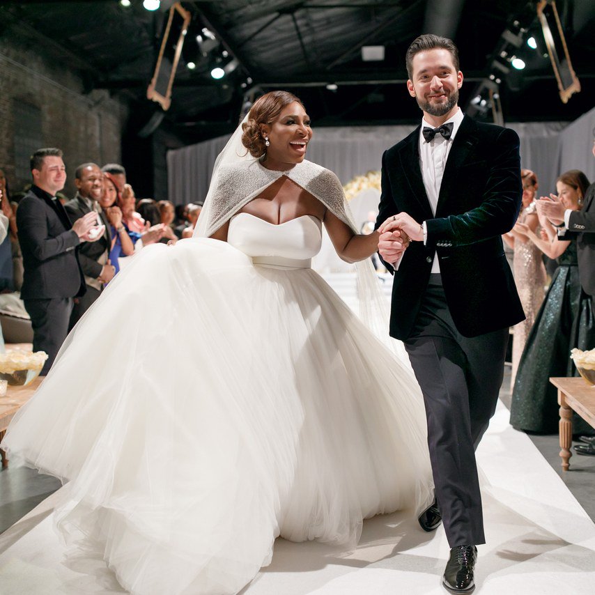 Serena Williams married in a BEAUTY &amp; THE BEAST Themed ...