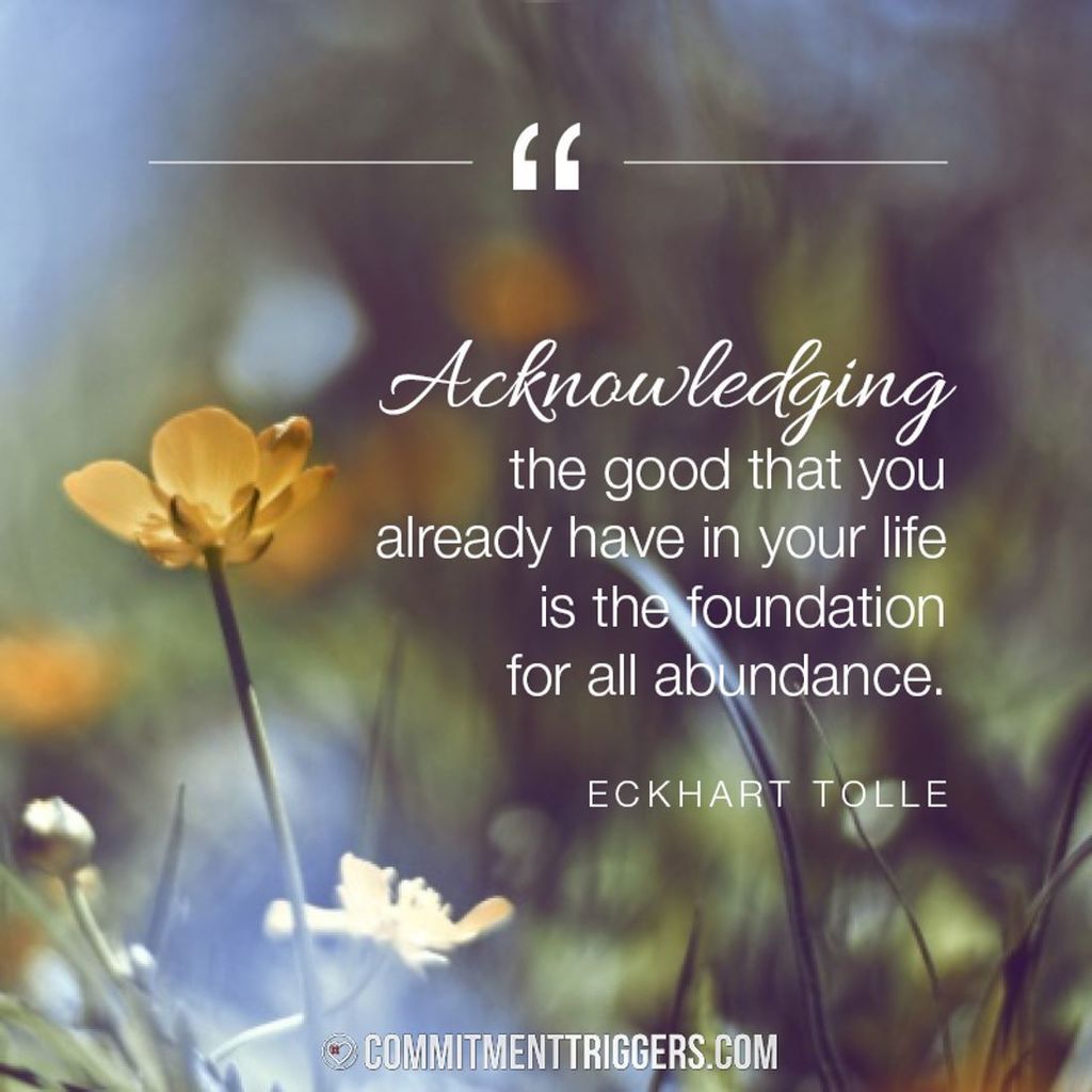 OfficialDShen's tweet photo. "Acknowledging the good that you already have in your life is the foundation for all abundance." - Eckhart Tolle #commitmenttriggers Follow on instagram https://t.co/E4dUSTmQnS https://t.co/JmJW9ls9Fn