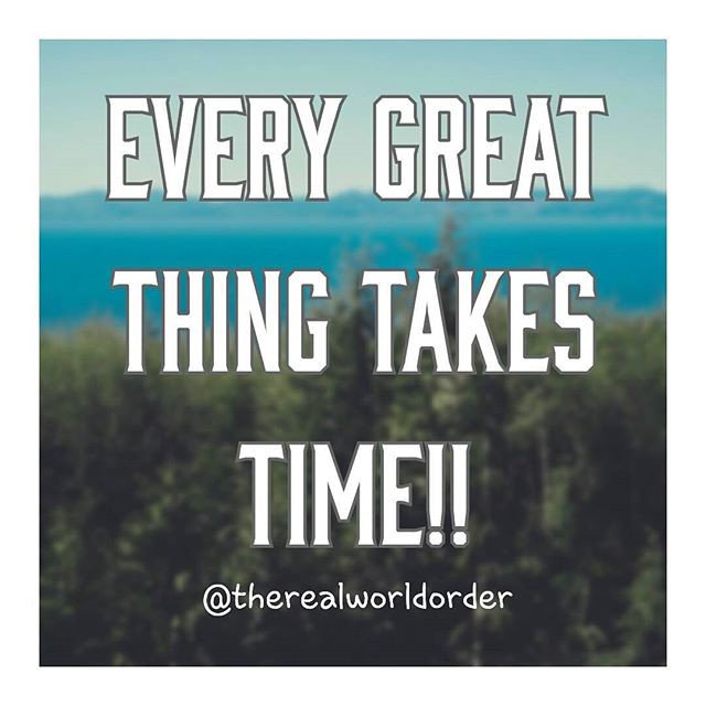 Reposting @therealworldorder:
Patience is key!!
.
.
.
.
#greatness #time #success #motivation #inspiration #inspiring #motivationalquotes