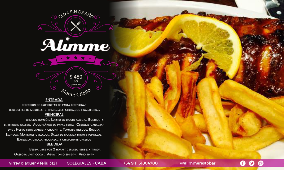 AlimmeRestoBar's tweet photo. ¿Todavía no organizaste la #CenaDeFinDeAño con tus amigos? 😯 en #alimme tenemos todo lo que necesitas Si todavia no reservaste podes hacerlo por 📩 inbox o por whats app 📲 +54 9 11 51804700

Dale! no te quedes sin tu lugar  😜👇 https://t.co/0BdreW0mcO