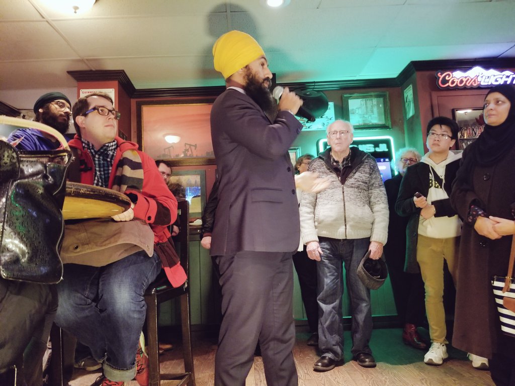 NAIT2ndEdition's tweet image. NDP Leader @theJagmeetSingh made his stop in #yeg today. He was gracious enough to stop and answer a couple of questions for #NAIT2ndEdition. We&apos;ll have it for you next week!